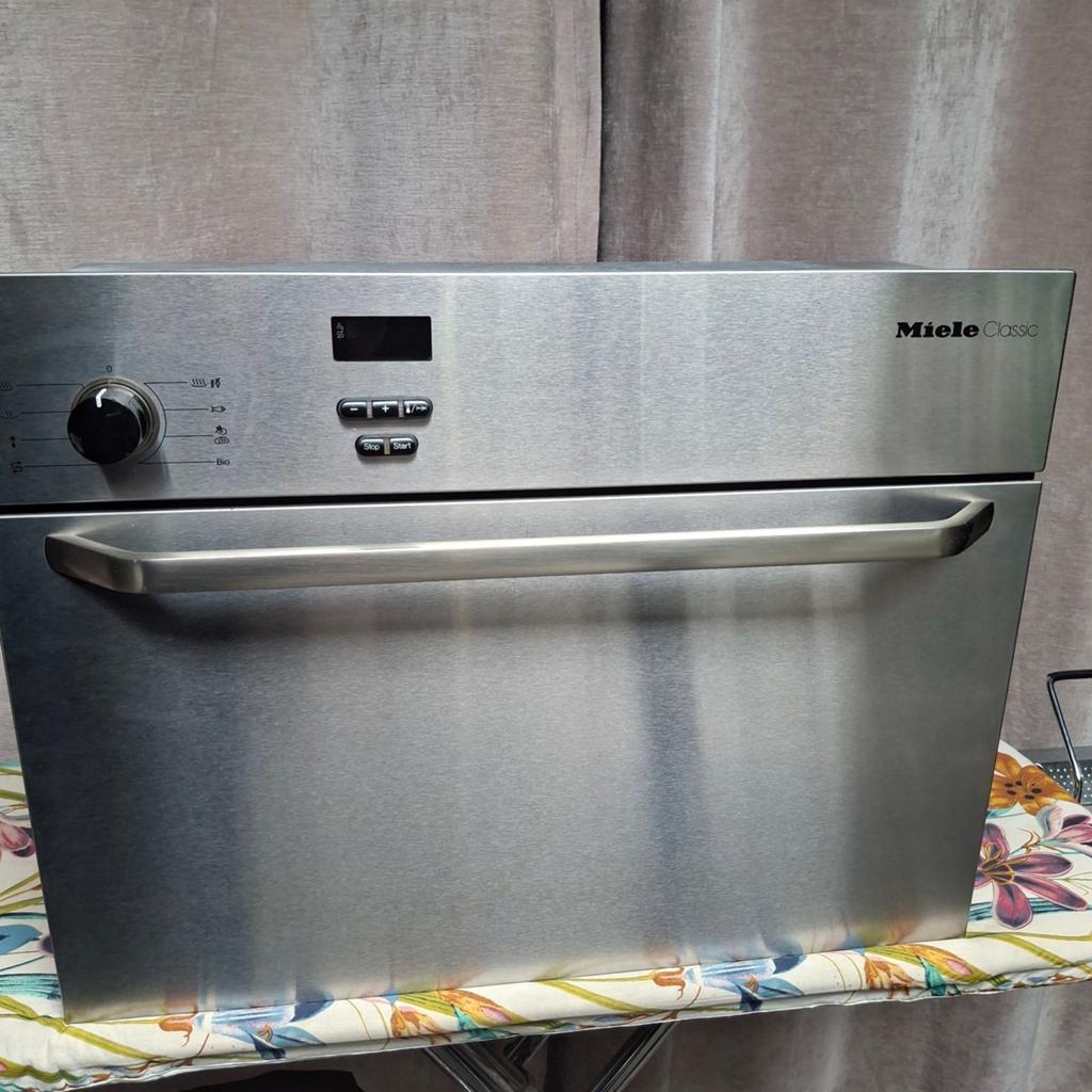 Miele DG 163 EDST Stoomoven - Inbouw - RVS, Witgoed en Apparatuur, Ovens, Ophalen, 45 tot 50 cm, Gebruikt, Stoom