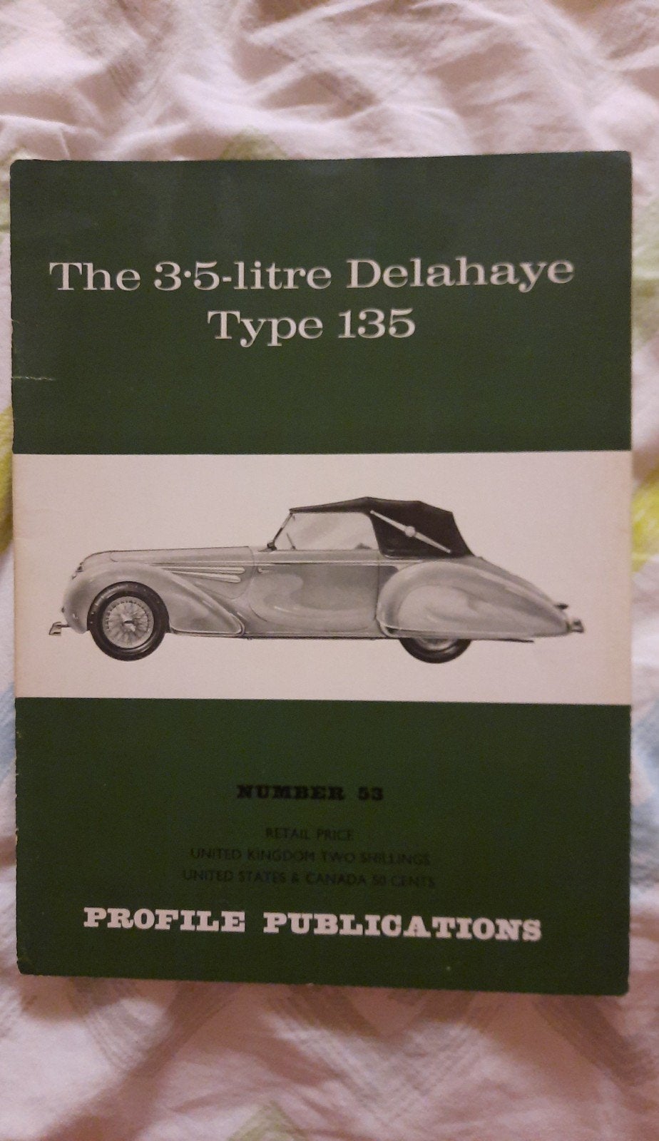 Profile Publications: De 3.5-liter Delahaye Type 135, Ophalen of Verzenden, Gelezen, Overige merken, Profile Publications