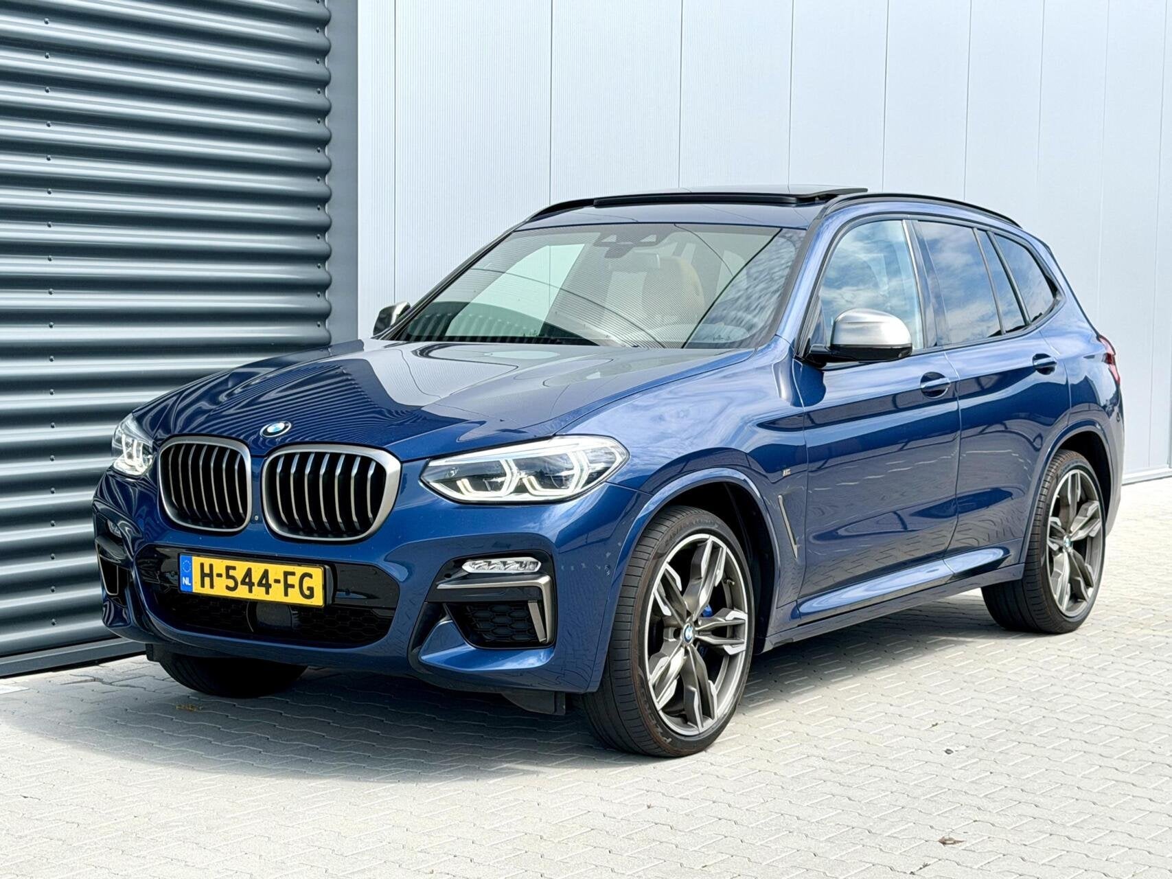 BMW X3 M40i xDrive High Executive - Phytonic Blue Pearl Meta, Automaat, Gebruikt, Euro 6, 2000 kg