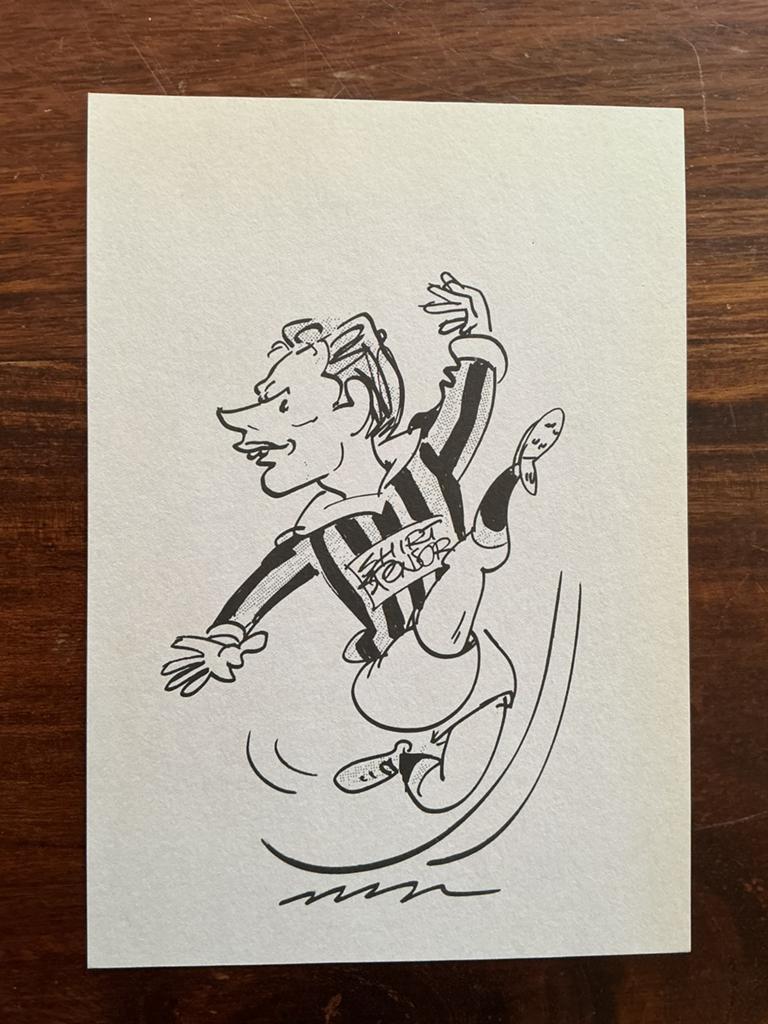 Voetbal karikatuur Dik Bruynesteyn Hans Gillhaus WK 1994, Ophalen of Verzenden, Knipsel(s)
