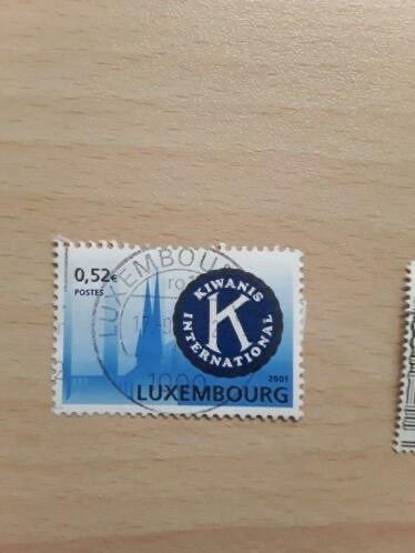 Luxemburg Kiwanis international, Verzenden, Luxemburg, Gestempeld