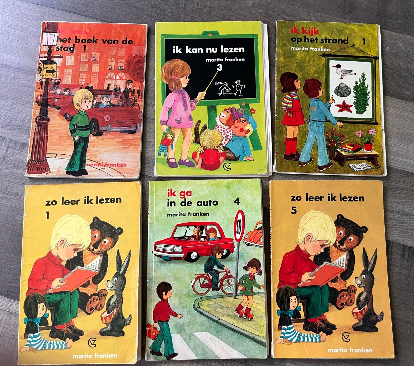 Vintage Marita Franken leesboekjes - Set van 6, Ophalen, Gelezen, Fictie algemeen