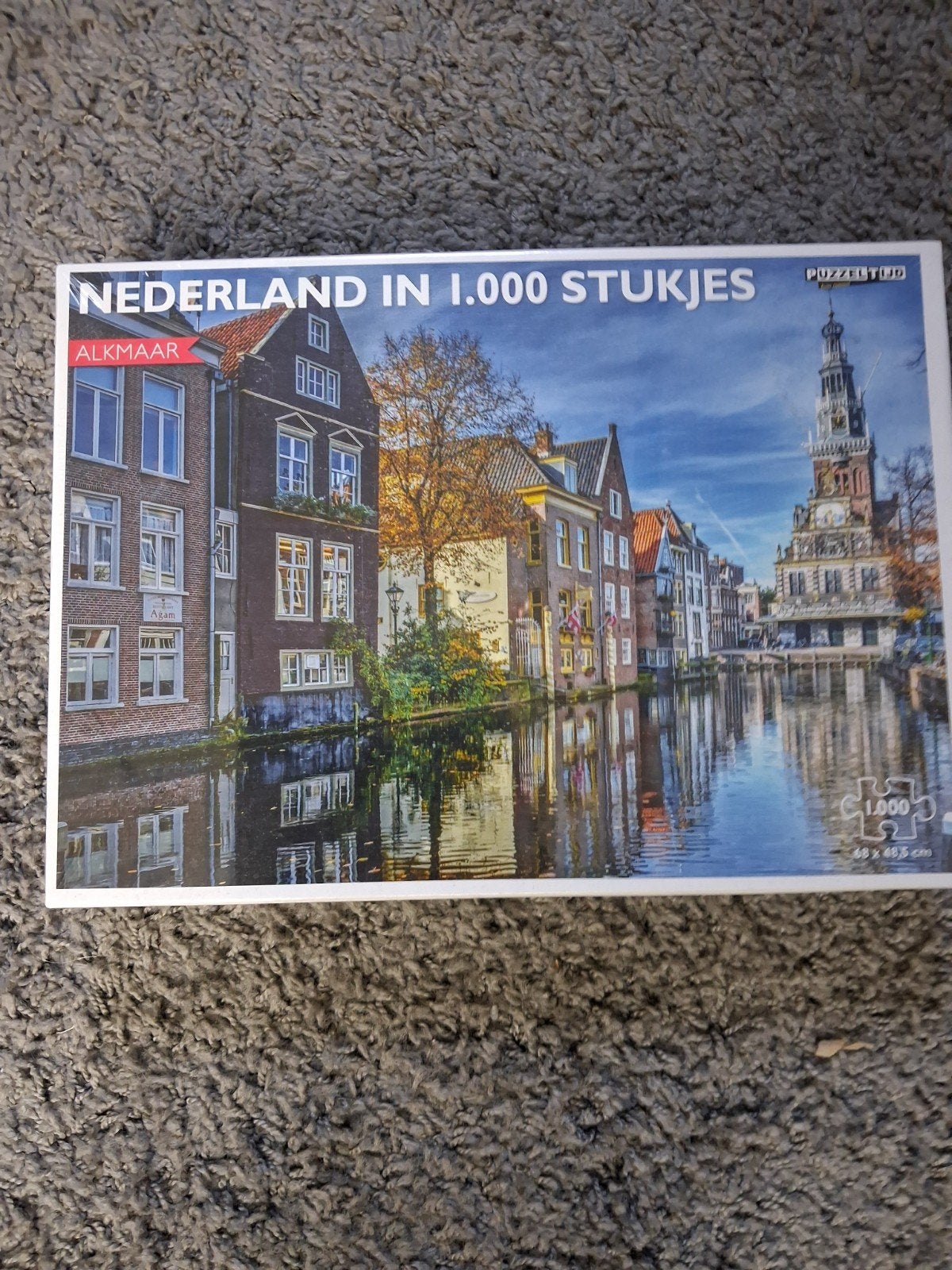 Puzzel Nederland in 1000 stukjes - Alkmaar (Nieuw), Ophalen, 500 t/m 1500 stukjes, Nieuw, Legpuzzel