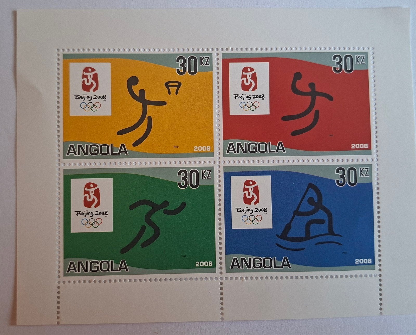 Olympische Spelen 2008 Beijing. 3 x blok. Posrfris!, Verzenden, Sport