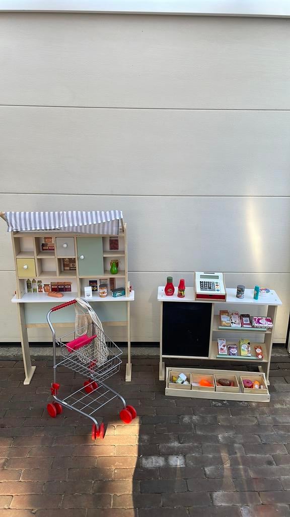 Kids supermarkt, Ophalen of Verzenden, Zo goed als nieuw, Poppenhuis