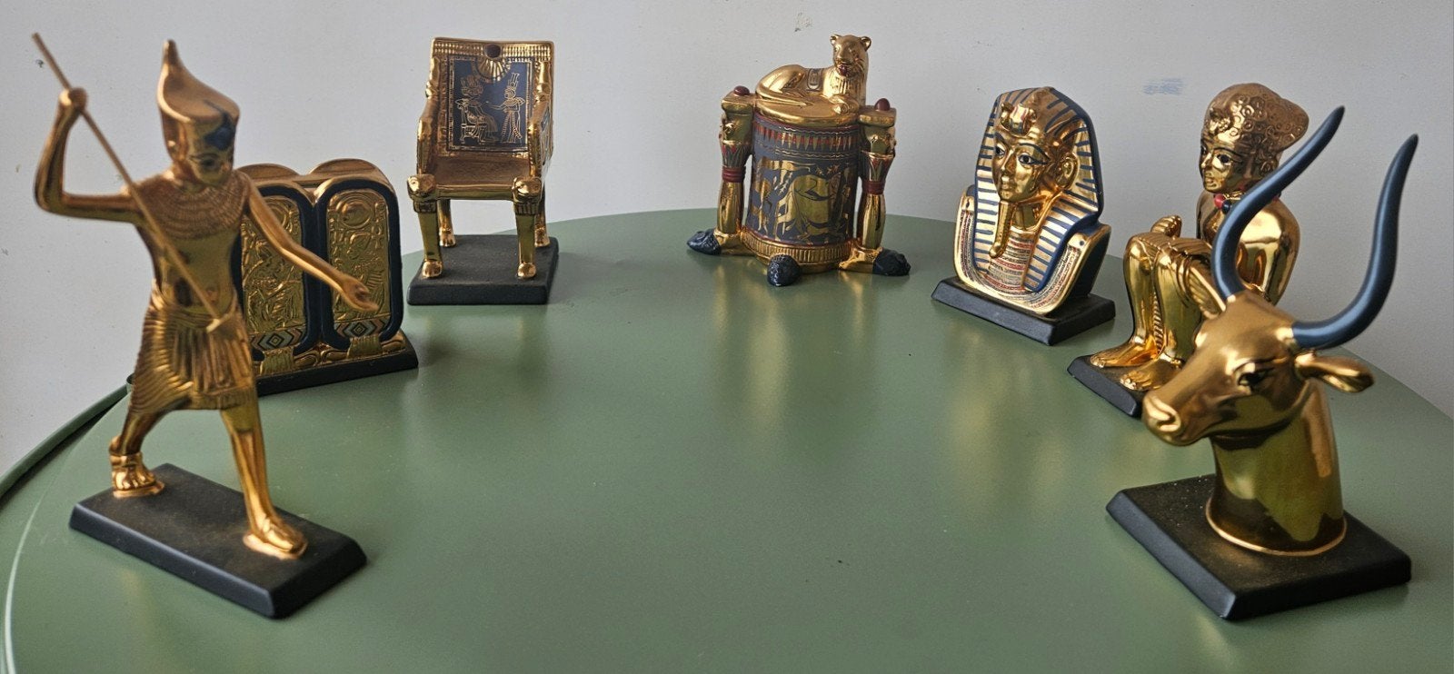 Franklin Mint Egyptische beeldjes - Unguent Container, Ophalen of Verzenden, Zo goed als nieuw, Overige typen