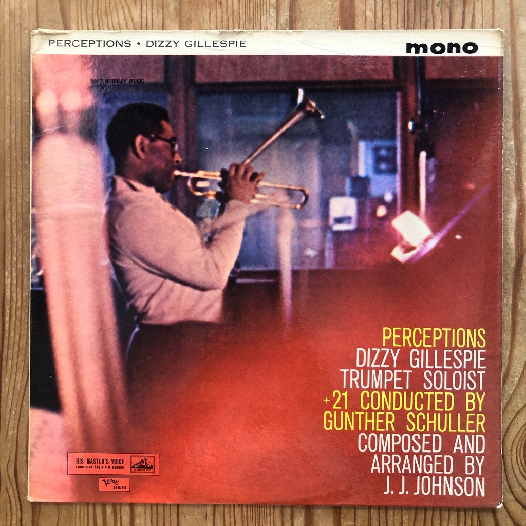 (UK 1961 Mono) Dizzy Gillespie – Perceptions, LP, Ophalen of Verzenden, Zo goed als nieuw, 12 inch