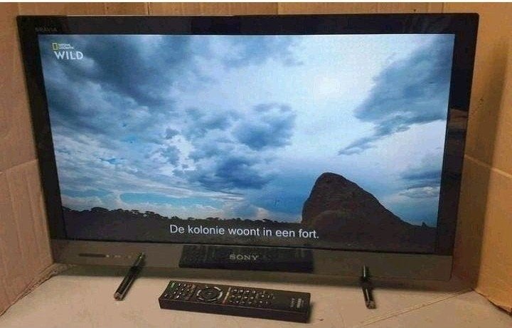 Sony monitor televisie 26 inch kdl-26ex320 wifi, remote, Ophalen of Verzenden, 60 Hz of minder, LED