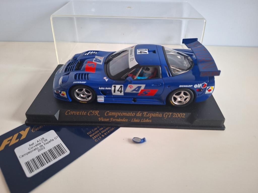 Fly Corvette C5RCampeon De Espana Ref A128, Overige merken, Racebaan, Fly, Nieuw