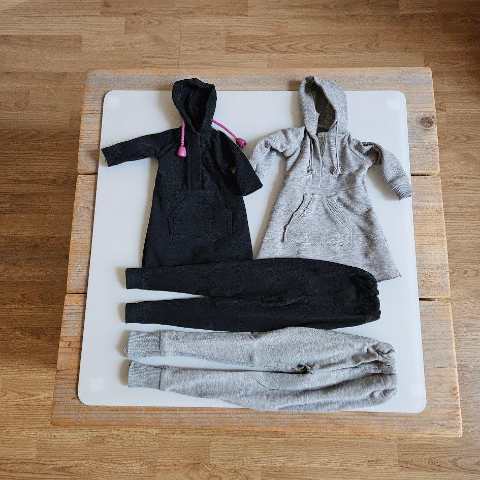 2x Zgan Jogging pak: Hoodie jurk en broek voor Tilda, Ophalen of Verzenden, Zo goed als nieuw, Kleertjes