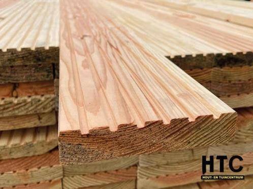 Douglas vlonderplanken A kwaliteit 28x145 voor €2,50 p/m1, Ophalen, Nieuw, Hout