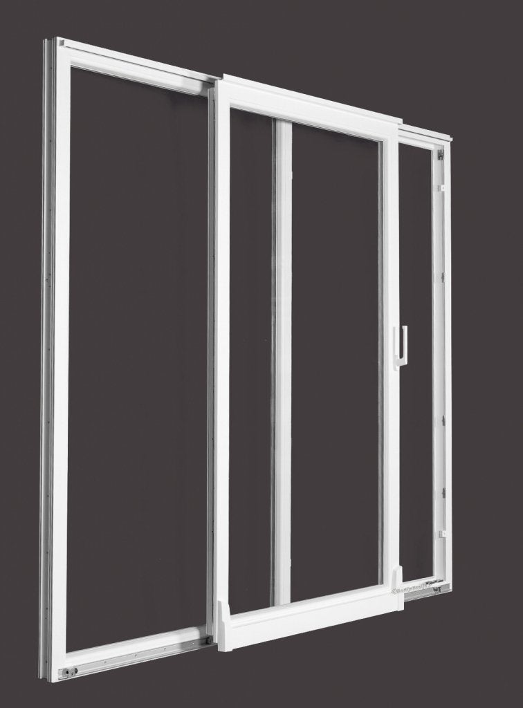Kiepschuifpui antraciet b200 x h215 RAL7016, Doe-het-zelf en Verbouw, Deuren en Horren, Niet ingevuld, Kunststof, 120 cm of meer