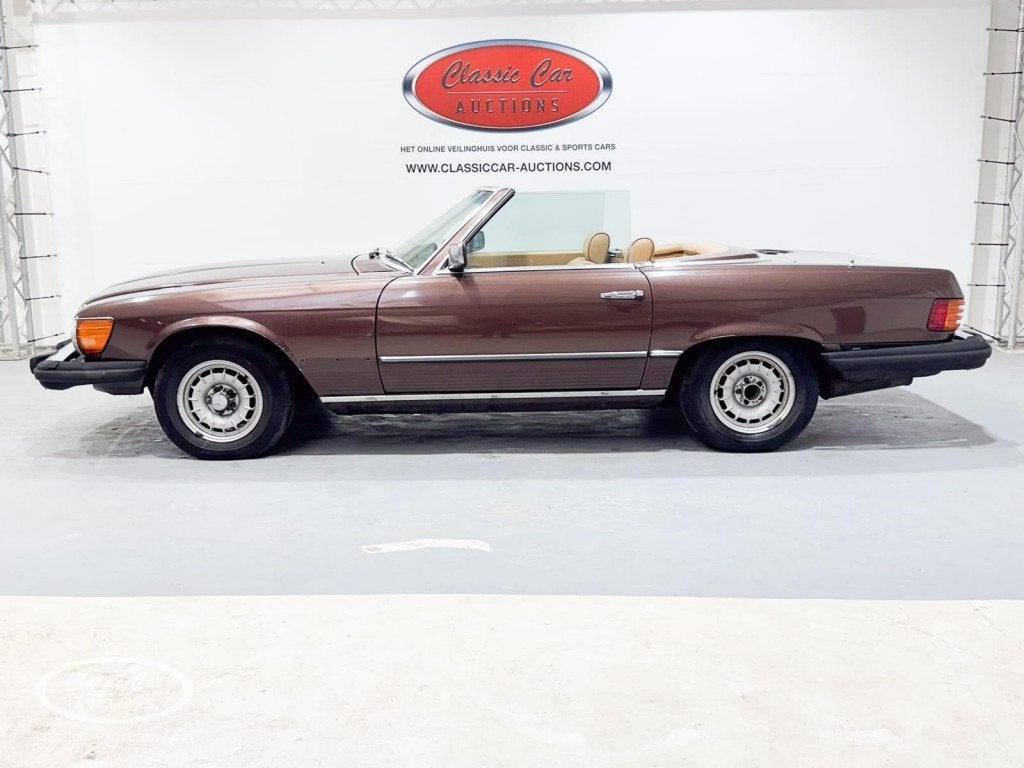 Mercedes-benz SL-KLASSE 380 SL  - ONLINE AUCTION, Auto's, Automaat, Bruin, Mercedes-Benz, Bedrijf