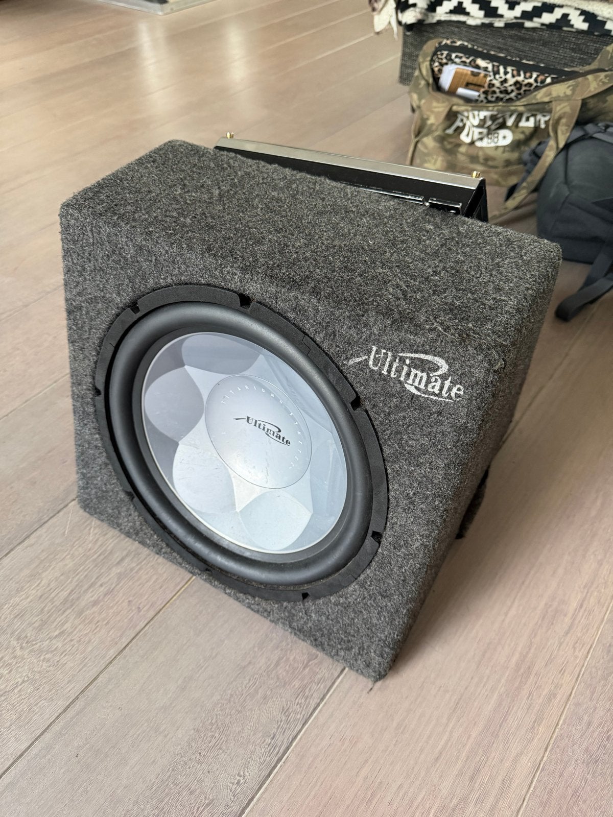 Subwoofer met Boschmann Z-8048X versterker, Ophalen of Verzenden, Gebruikt