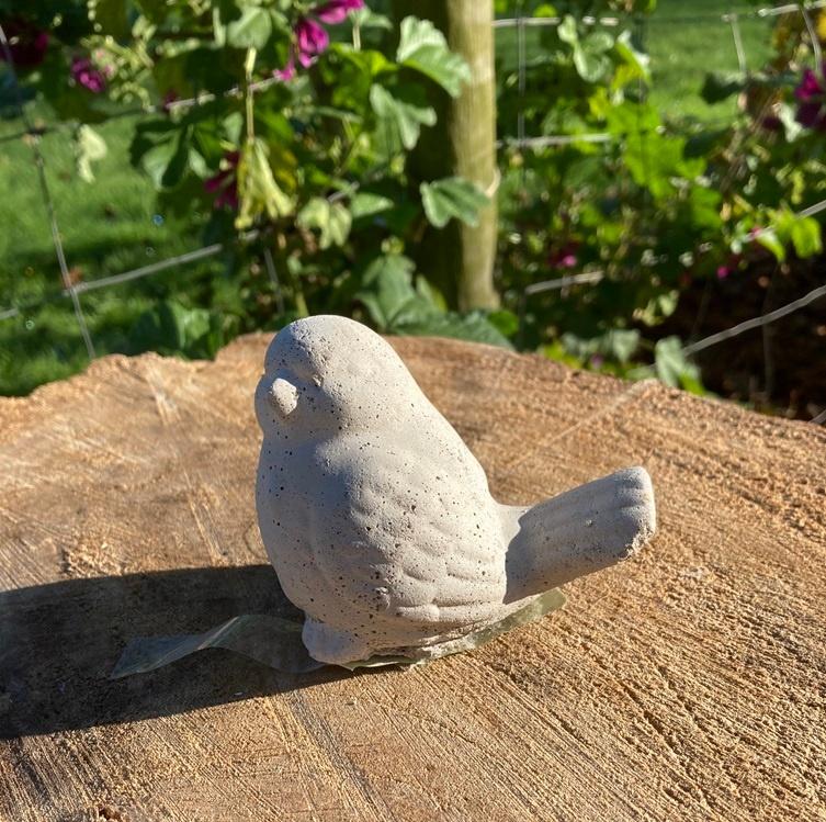 VOGEL JONG STEEN NIEUW, Verzamelen, Beelden en Beeldjes, Ophalen of Verzenden, Nieuw, Dier