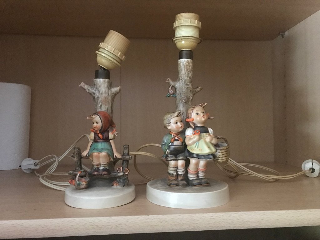 Vintage Hummel lampen - set van 2, Verzamelen, Ophalen, Gebruikt, Hummel