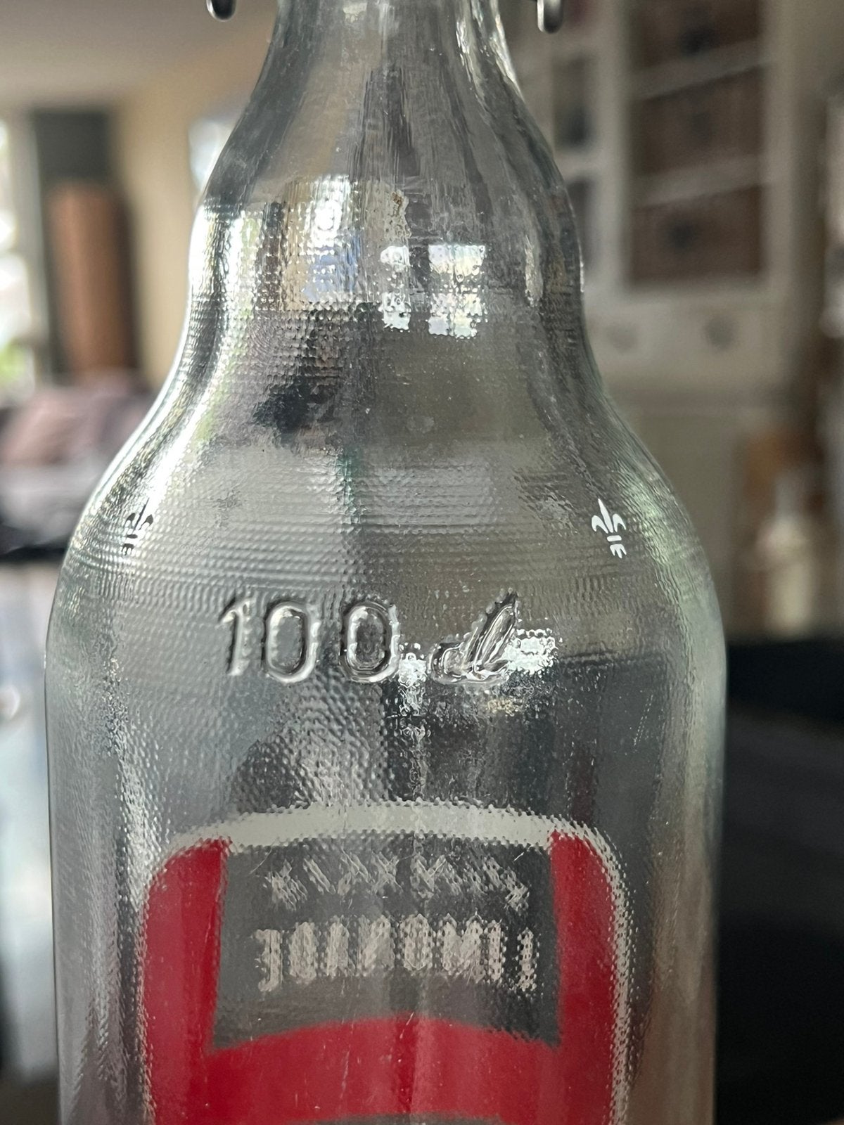Oude limonadefles beugelfles Linonade L’Algerienne, Ophalen of Verzenden, Gebruikt