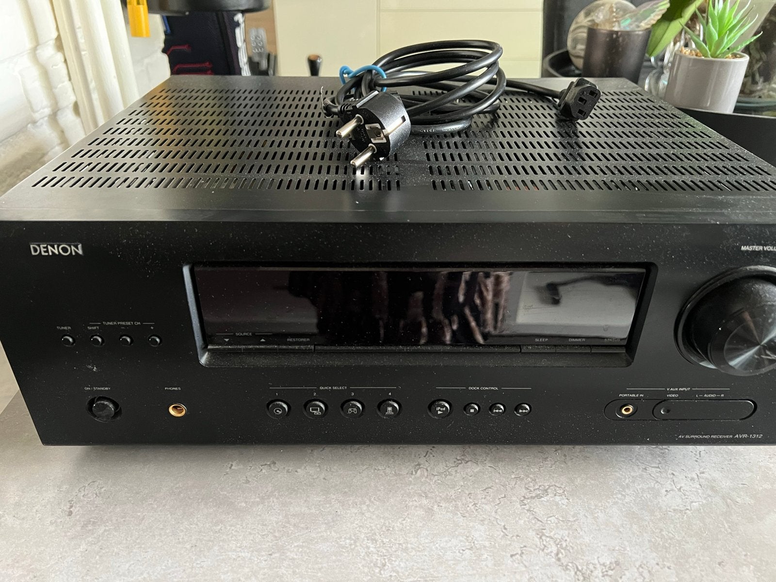Denon AVR-1312 AV Receiver - 5.1 Surround Sound, Ophalen, Gebruikt, Denon, 120 watt of meer