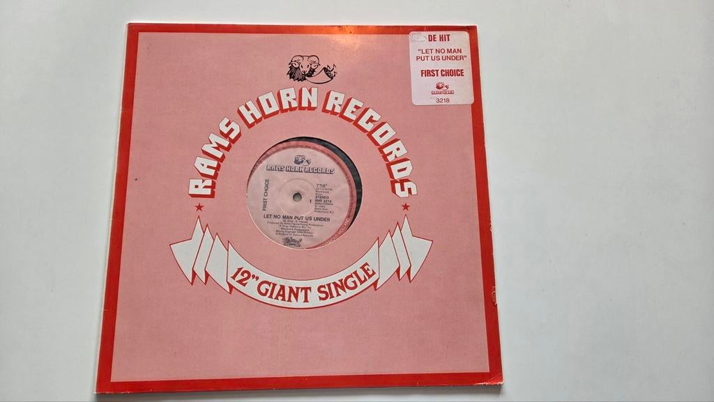First Choice Let No Man Put Us Under Rams Horn Records, Gebruikt, Verzenden, Maxi-single, Dance