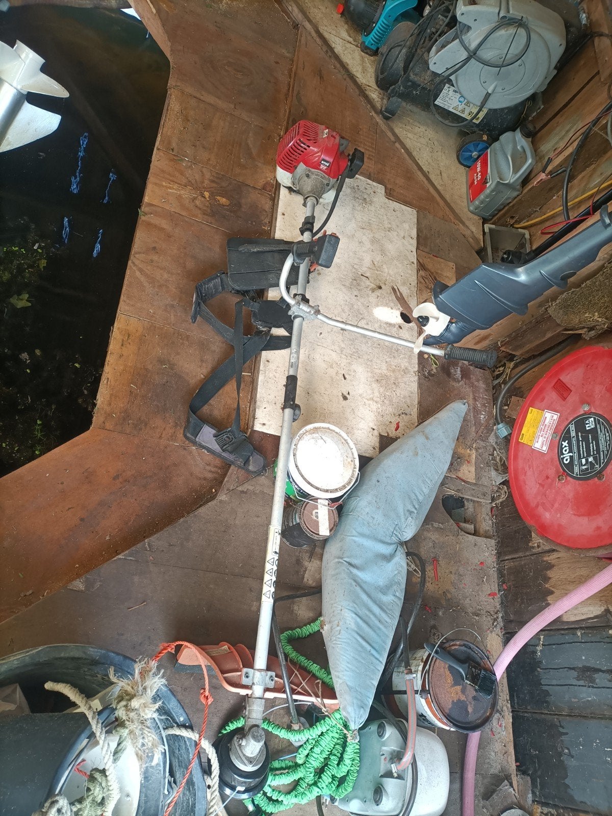 MTD Bosmaaier - Krachtige Benzine Grastrimmer, Ophalen, Benzine, Gebruikt, MTD