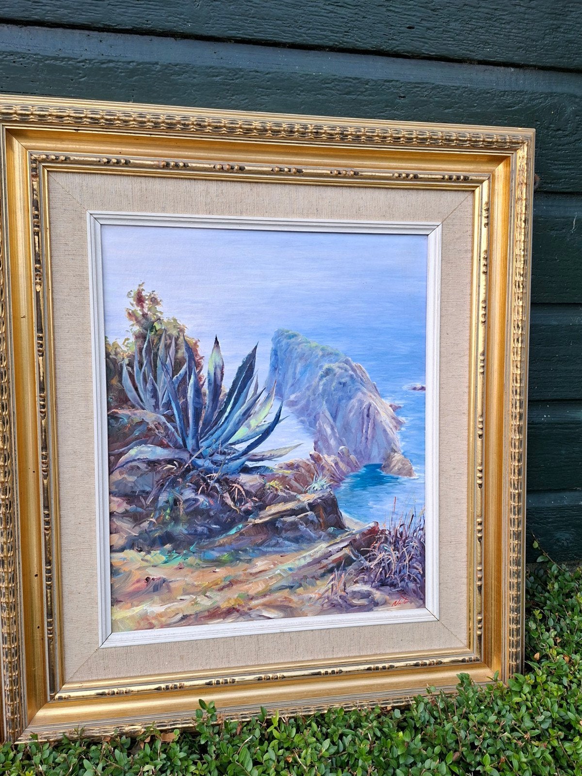 Prachtig impressionistisch schilderij Nestor Sanchez, 1975, Ophalen, Doek, Impressionistisch, Gedateerd