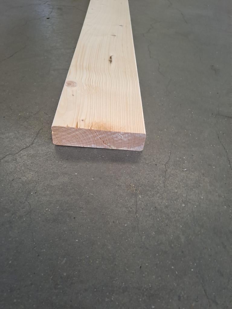 Vurenhout balk sls 38x120mm scherpe prijs! Geschaafd!, Ophalen, 30 cm of meer, Nieuw, 10 m² of meer