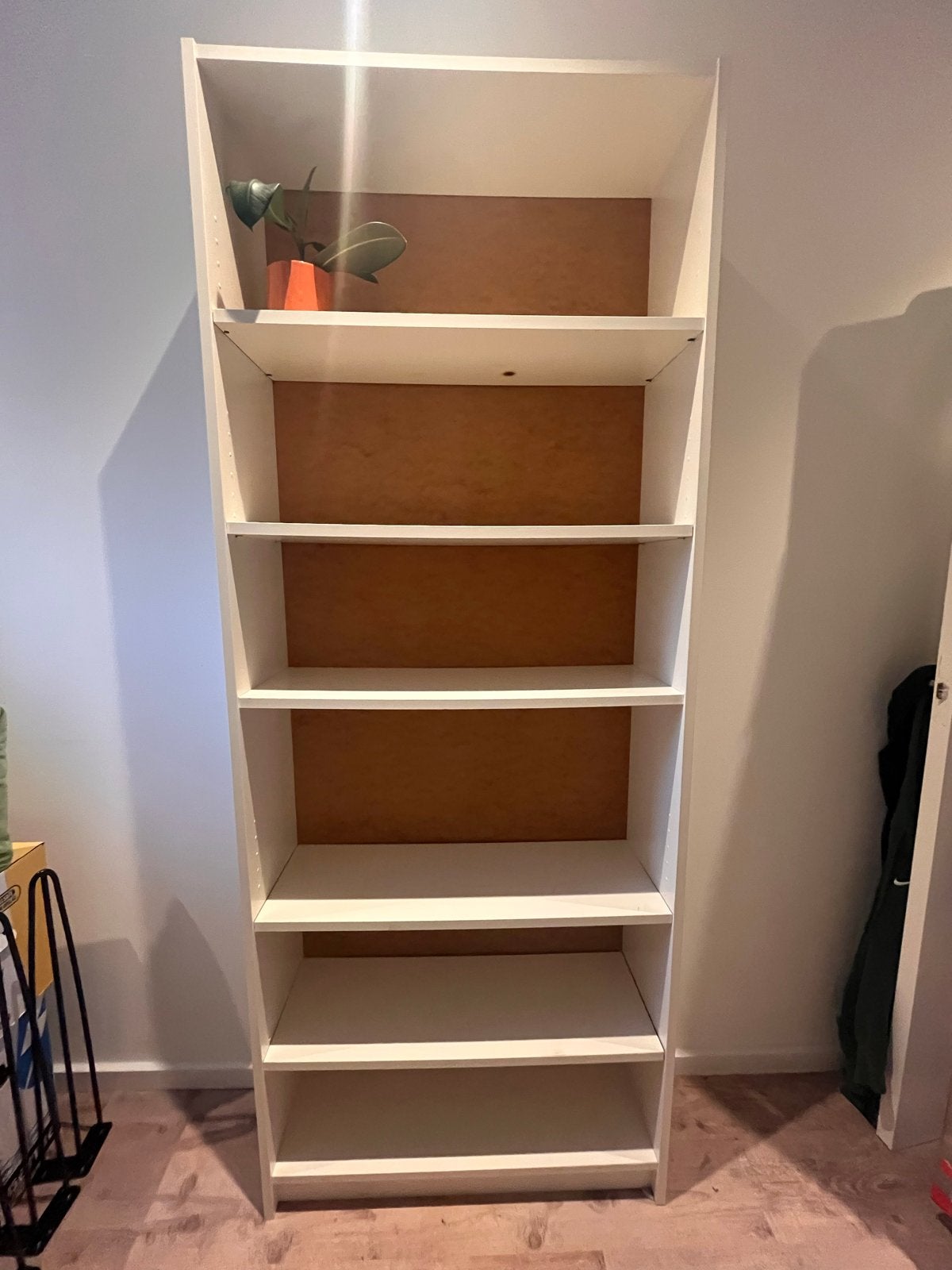 Gratis BILLY Witte Boekenkast met 6 Vakken - Gebruikt, Ophalen, Met plank(en), Gebruikt, 200 cm of meer