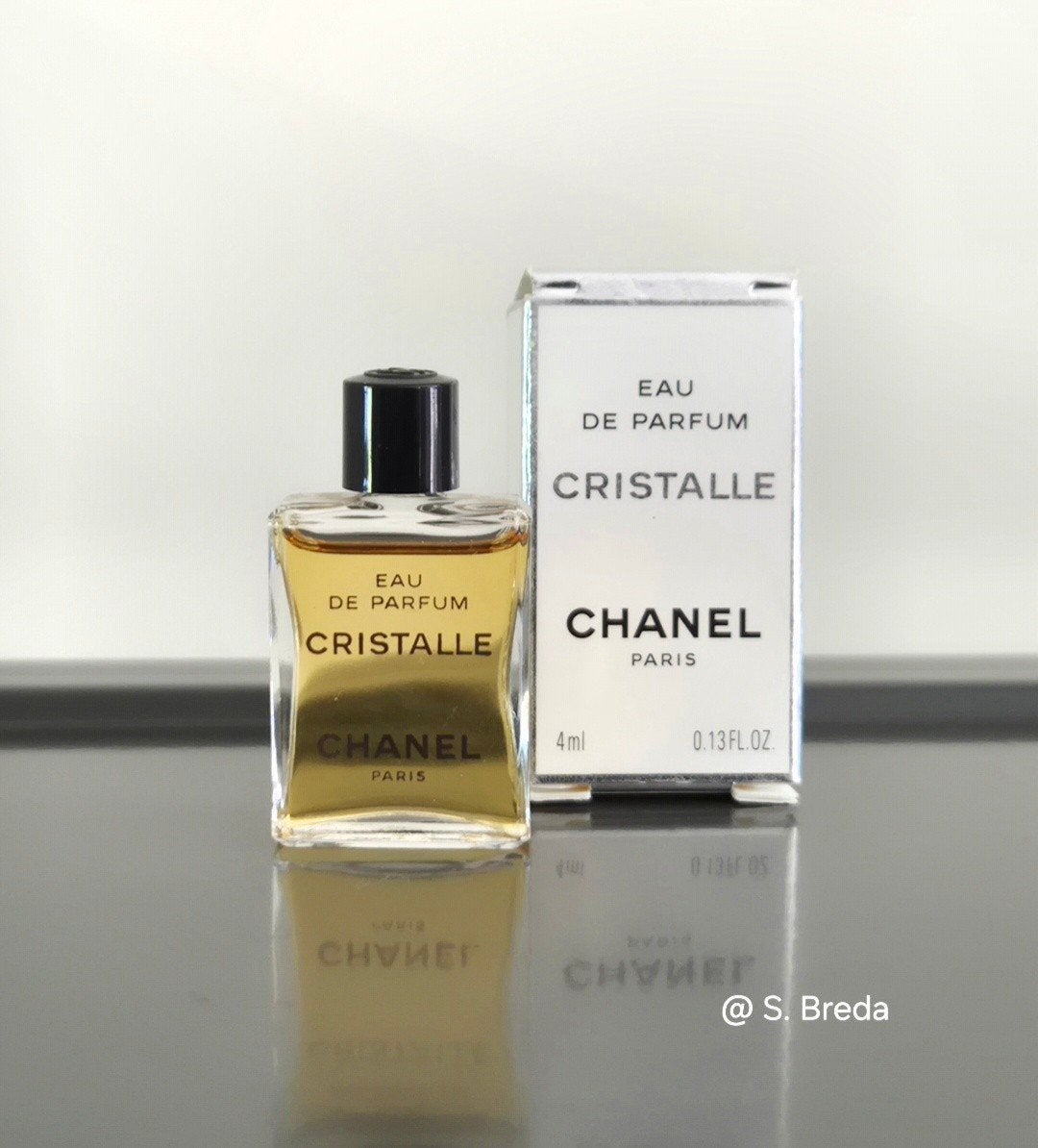 Chanel - Cristalle - Eau de Parfum miniatuur met doosje, Verzamelen, Parfumverzamelingen, Ophalen of Verzenden, Zo goed als nieuw
