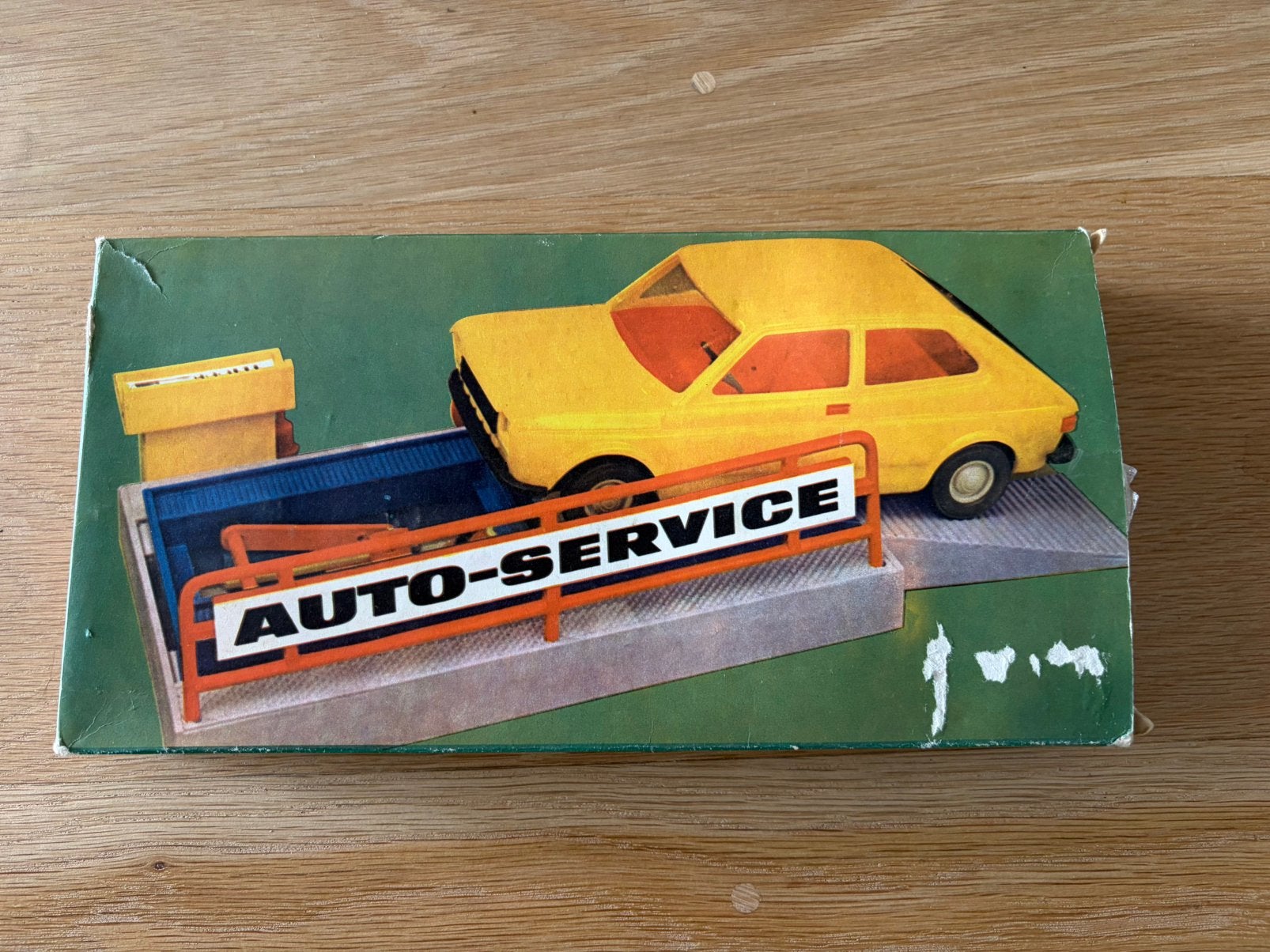 Vintage 70s Auto-Hebebühne (autolift) Piko Mechanik, Verzamelen, Ophalen of Verzenden, Zo goed als nieuw
