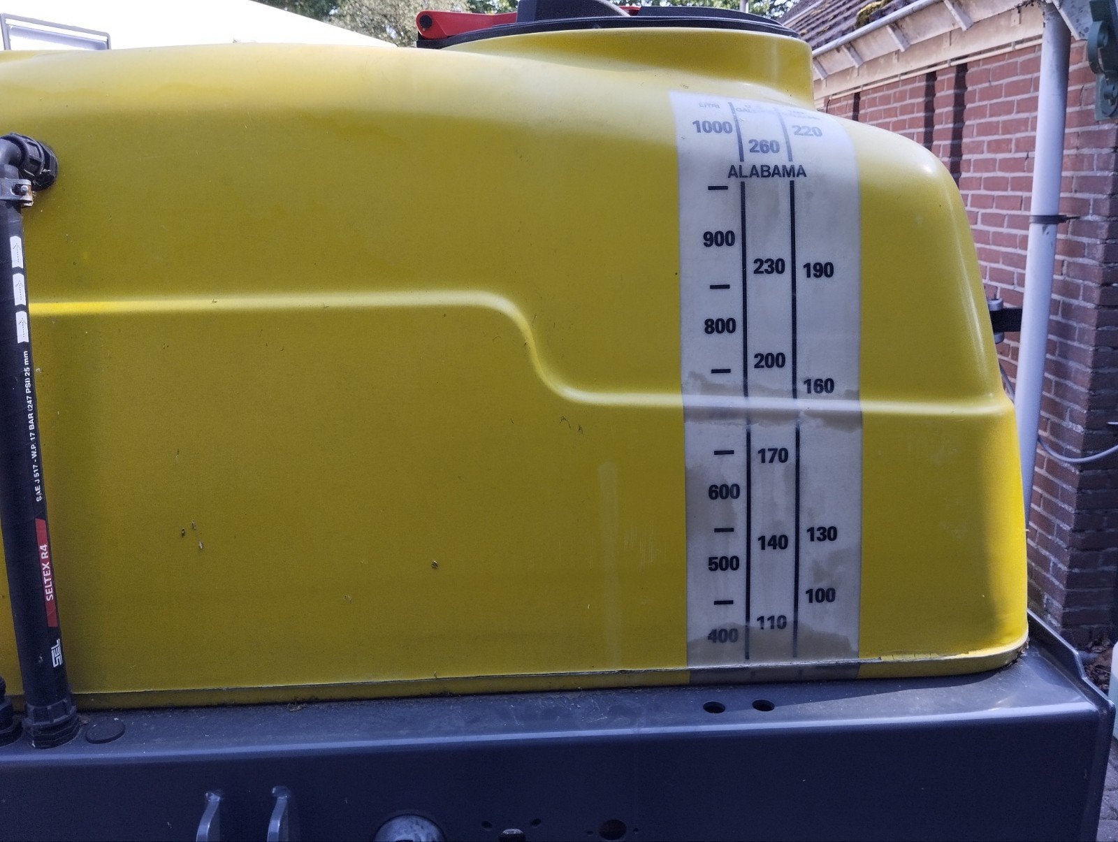 Foto 3 van hogerduk benzine met tank 200 bar grotetank 1000ltr