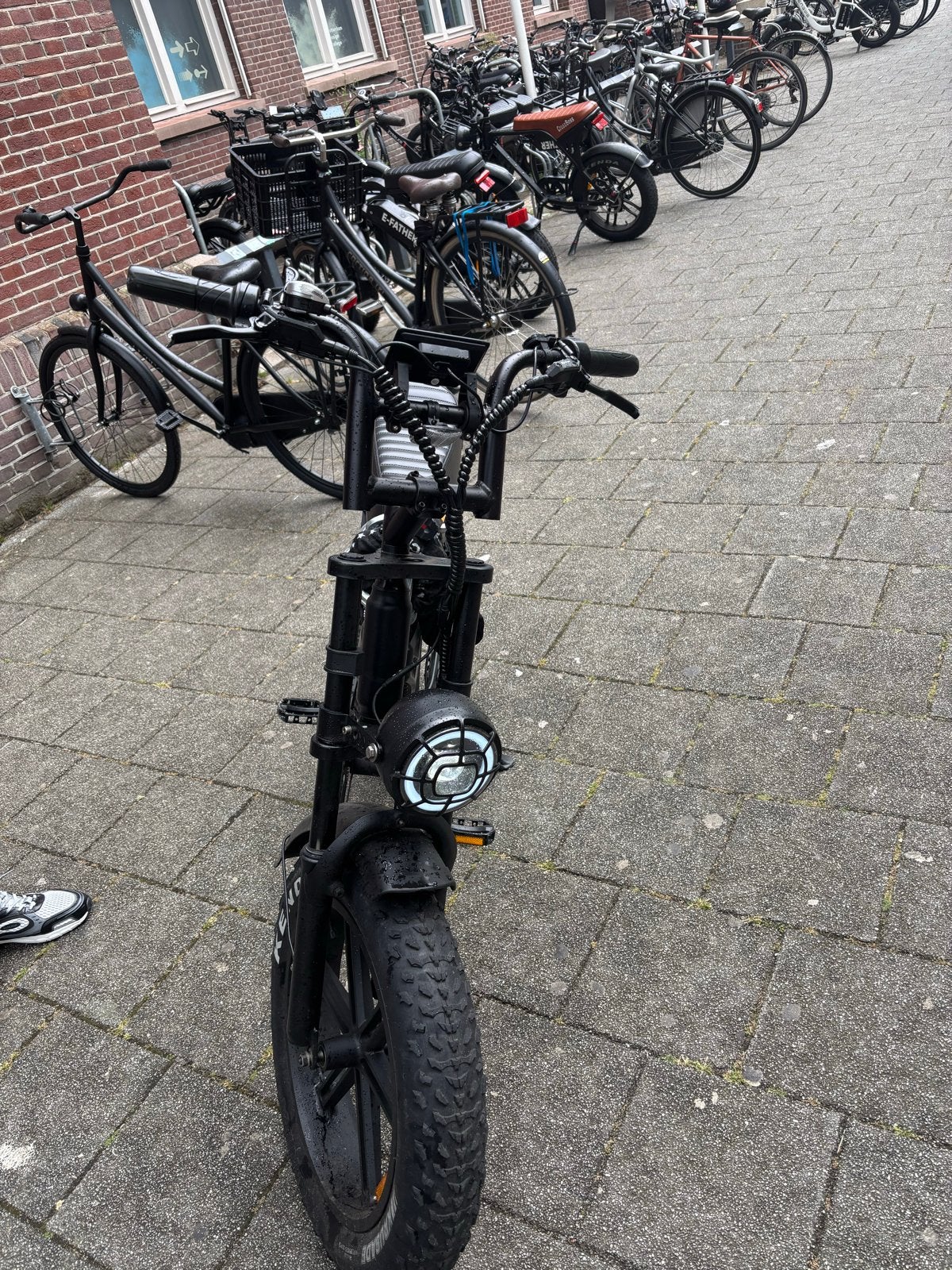 V20 Fatbike inc. Gashendel tot 6km, ART 4 slot, Zo goed als nieuw, Minder dan 47 cm, 50 km per accu of meer, Ophalen