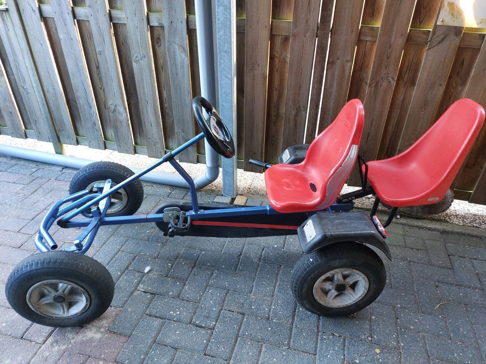 Te koop Berg skelter met aanhanger met kiepfunctie, Ophalen, Gebruikt