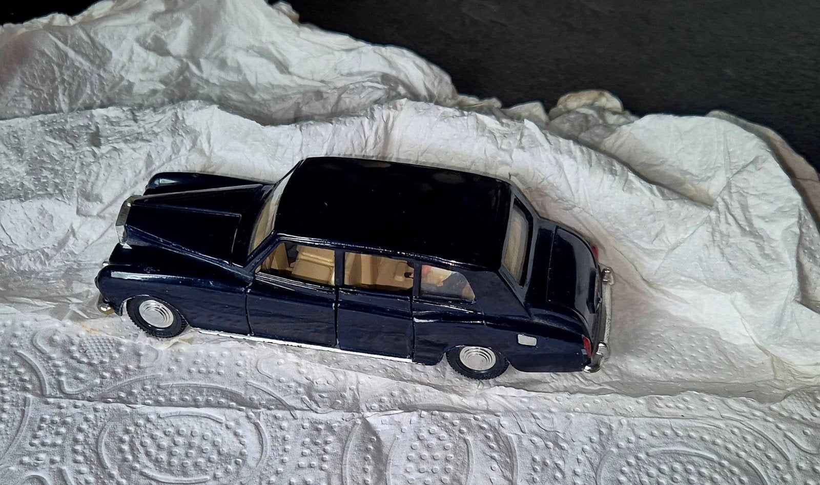Dinky Toys Rolls Royce Phantom V - donker blauw, Ophalen, Gebruikt, Auto, Dinky Toys