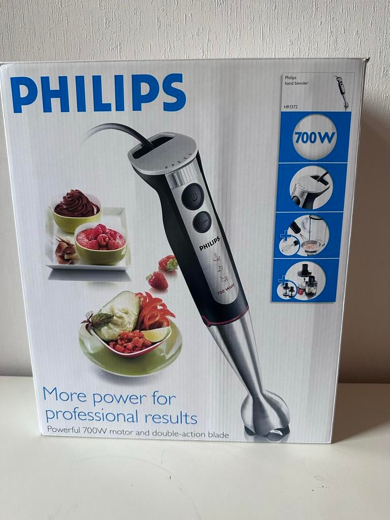 Philips Staafmixer set. Blender Set, Witgoed en Apparatuur, Ophalen of Verzenden, Zo goed als nieuw, Blender
