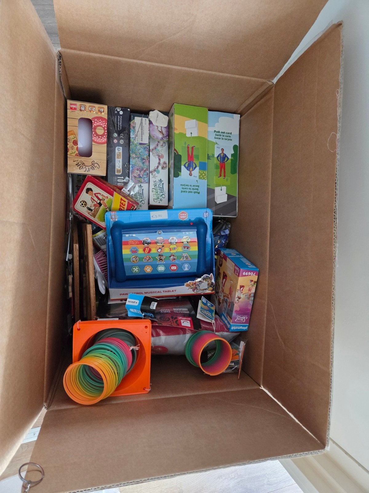 grote doos vol speelgoed, huishoudelijk, grabbelton (3), Ophalen, Zo goed als nieuw
