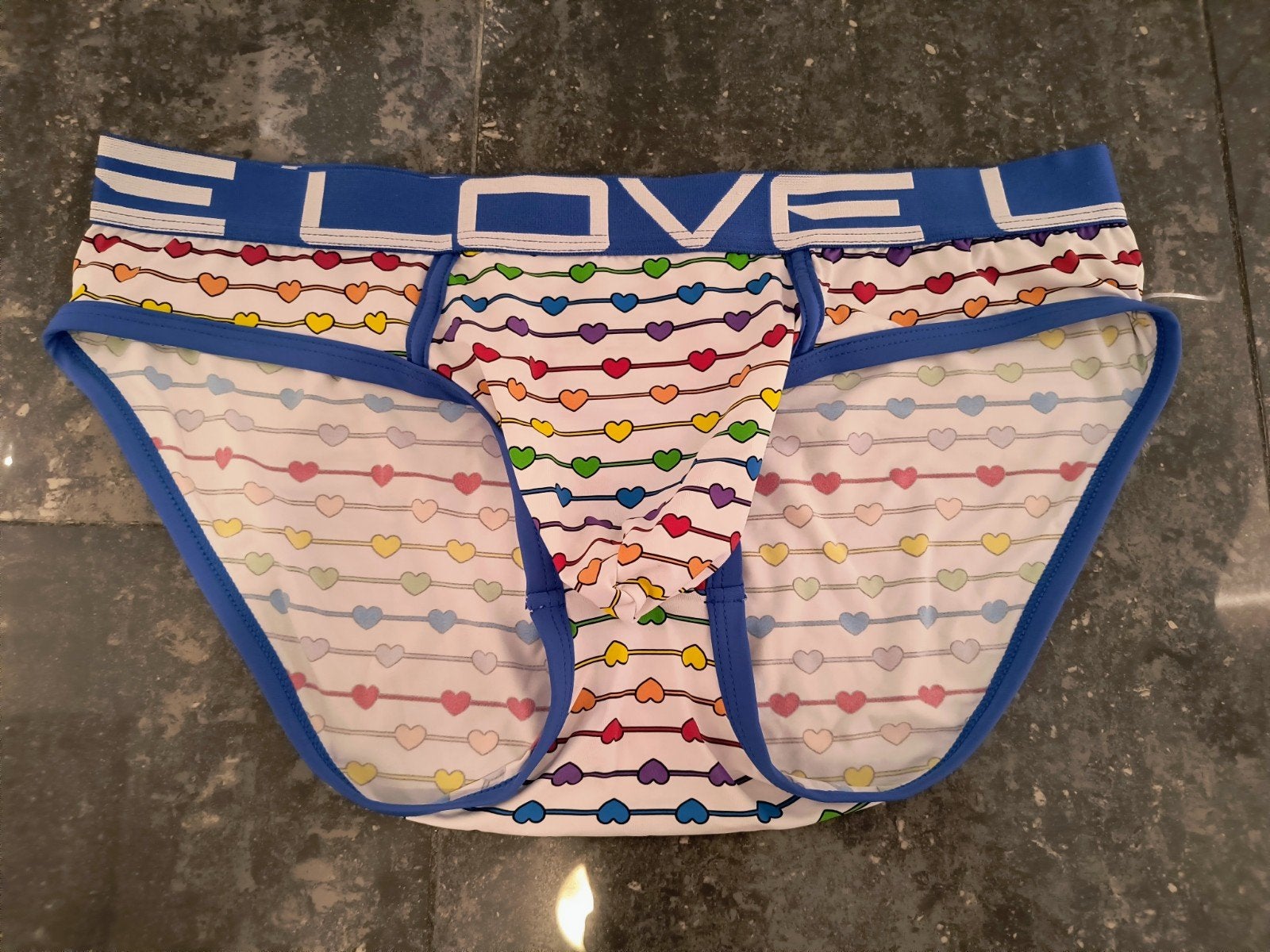 Andrew Christian Witte Gekleurde heren slip ondergoed|Maat L, Kleding | Heren, Verzenden, Wit, Andrew Christian, Slip