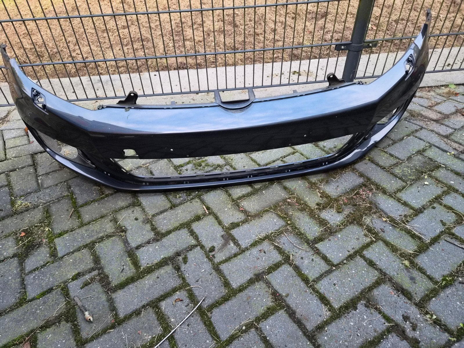 Voorbumper VW Golf 6 GT/GTD/GTI Carbon Steel Grijs, Ophalen, Gebruikt, Bumper, Volkswagen