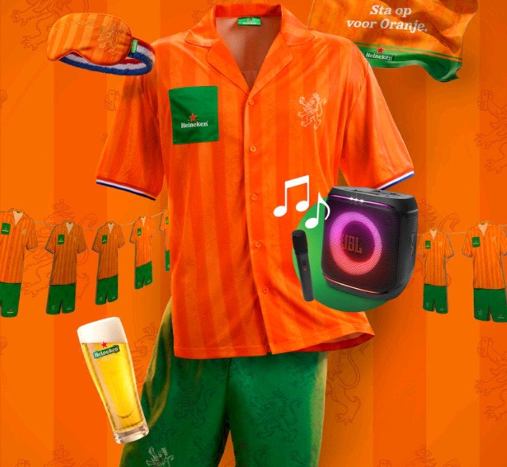Heineken pilsjama nieuw in verpakking maat L/XL, Ophalen of Verzenden, Nieuw, Kleding, Heineken