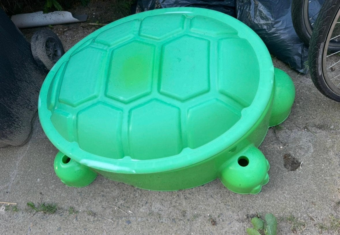Zandbak in de vorm van een schildpad, Ophalen of Verzenden, Gebruikt