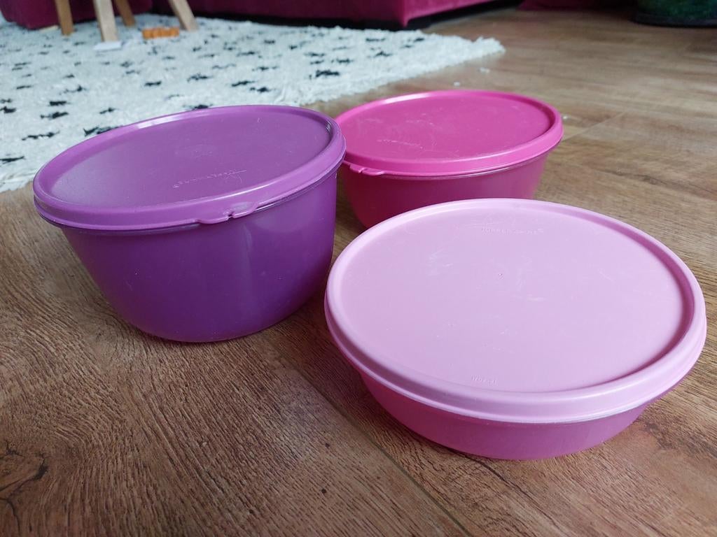 Set van 3 Tupperware bakken, Ophalen of Verzenden