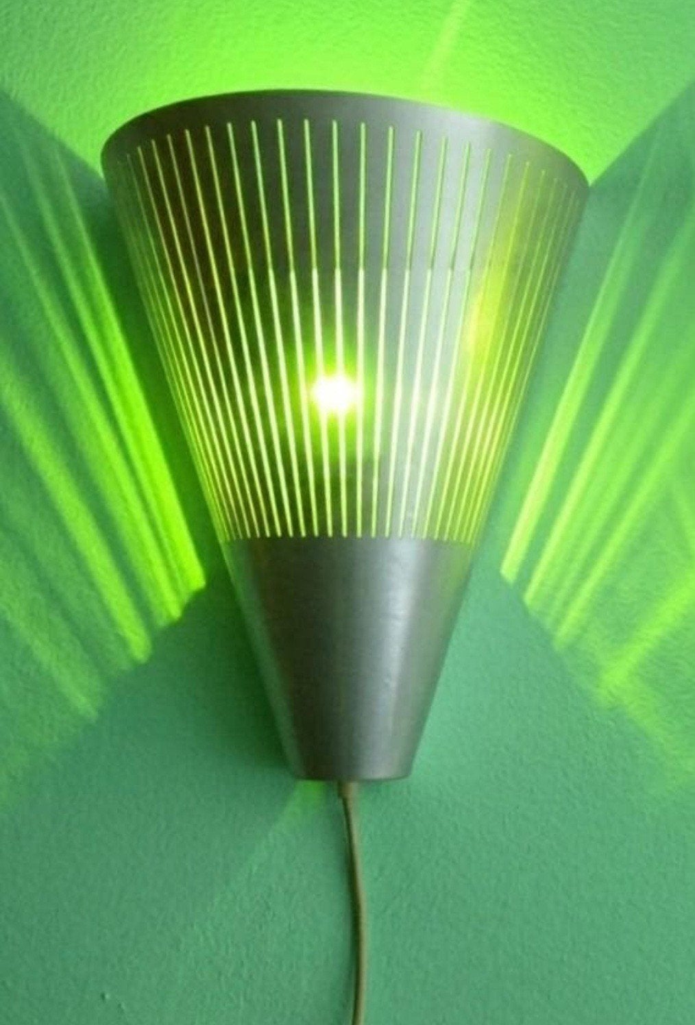 vintage wandlamp, jaren 80/90 Ikea, model Klyka, type V 9811, Huis en Inrichting, Lampen | Wandlampen, Gebruikt, Met schakelaar
