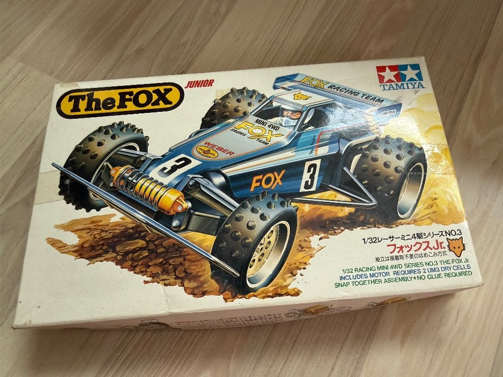 Tamiya Fox junior, Auto, 1:32 tot 1:50, Ophalen of Verzenden, Zo goed als nieuw