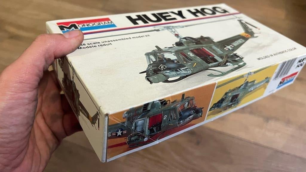 Monogram Huey Hog 1/48 modelbouw helikopter kit, Helikopter, Nieuw, Groter dan 1:72, Ophalen