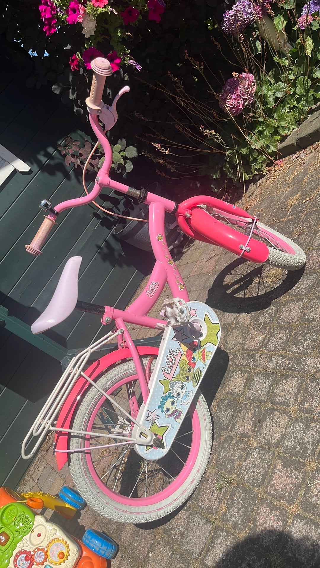 Meisjes fiets, Ophalen, Terugtraprem, Gebruikt, Handrem