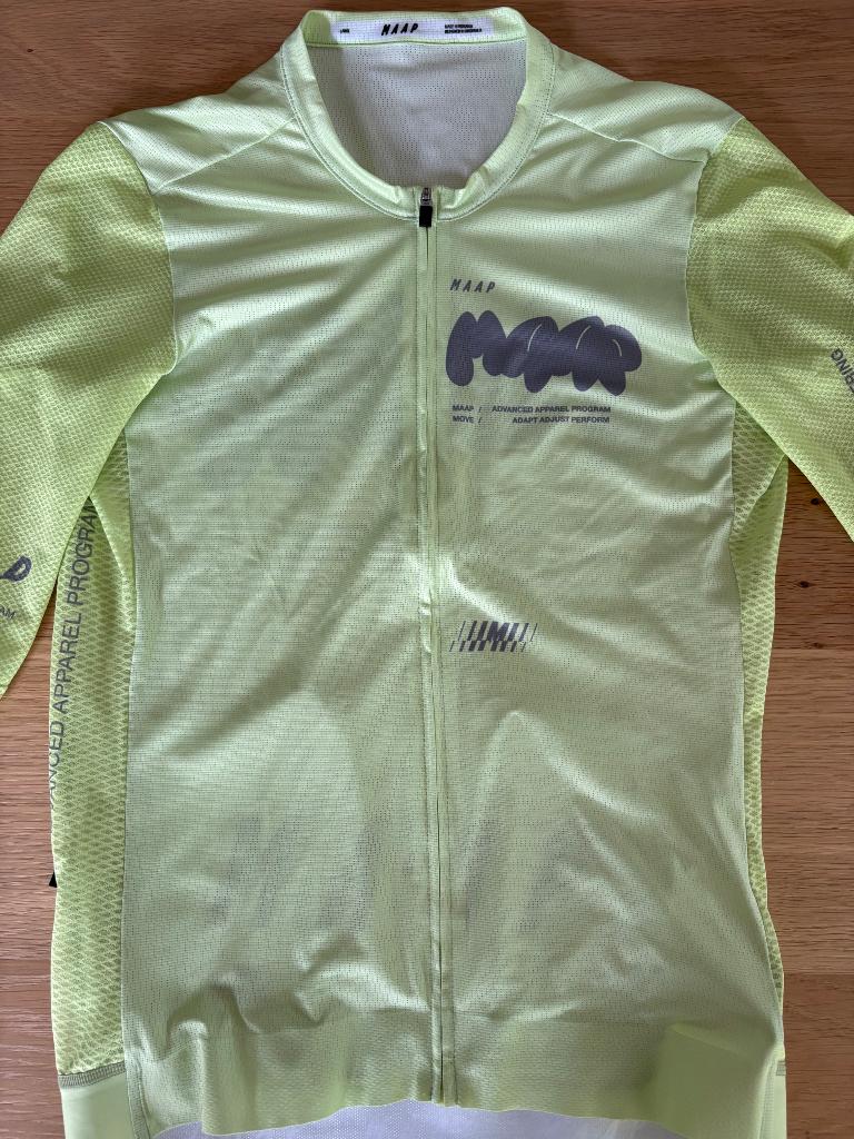 MAAP Aerate Pro Air Jersey 3.0 Shadow Lime, Ophalen of Verzenden, Nieuw, L, Bovenkleding