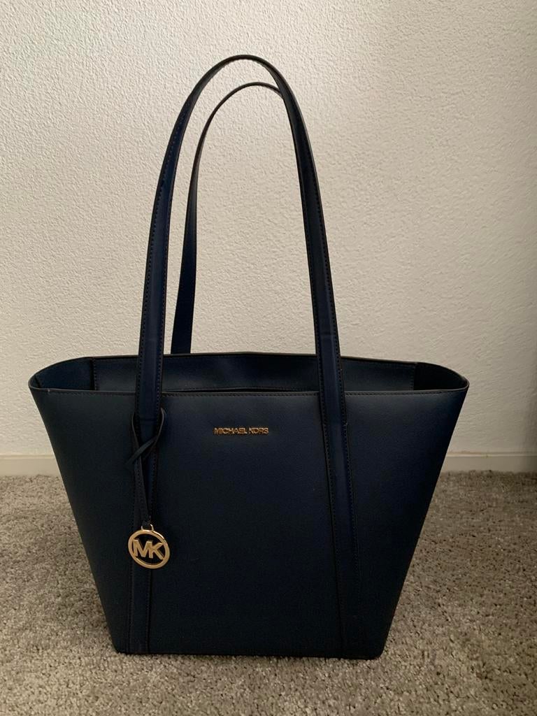 Michael Kors tas, 40 tot 60 cm, 30 cm of meer, Blauw, Minder dan 35 cm