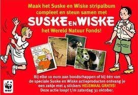 stickers WNF Suske & Wiske | 20-9, Ophalen of Verzenden, Nieuw, Strip of Tekenfilm
