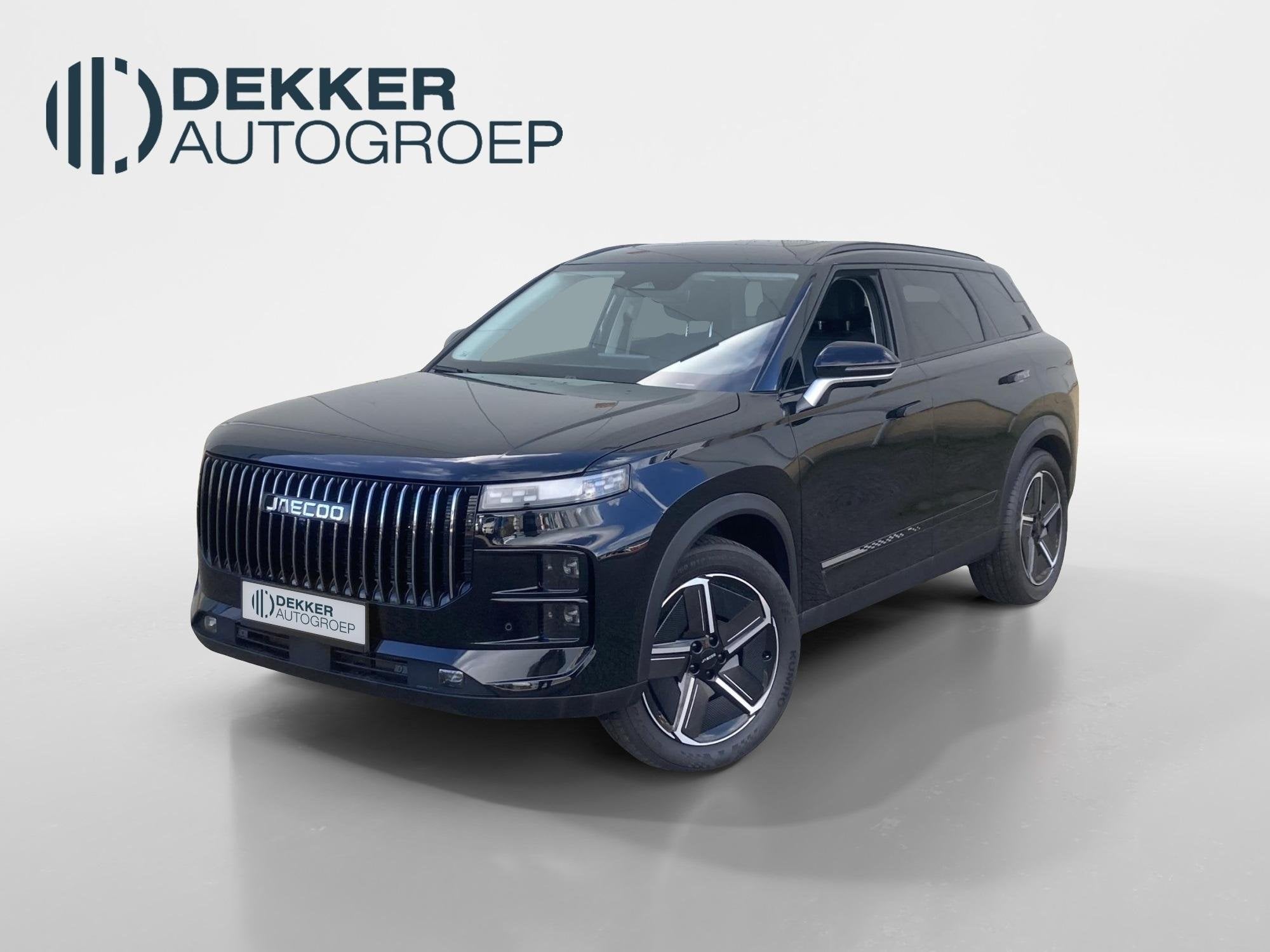 Jaecoo 7 1.5 TGDI SHS-PHEV Exclusive Panoramadak - 360 grade, Auto's, Gebruikt, 347 pk, Zwart, Bedrijf
