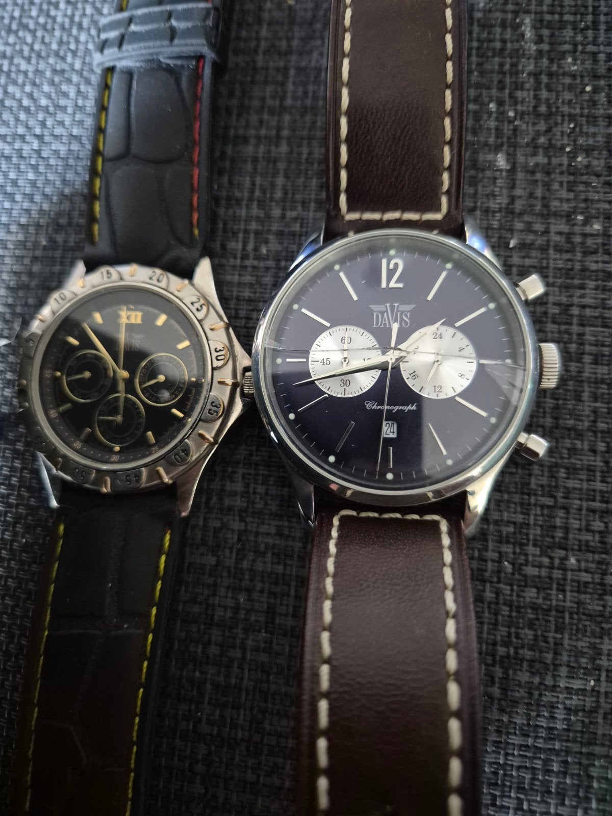 Davis horloges, Ophalen of Verzenden, Staal, Overige merken, 1960 of later