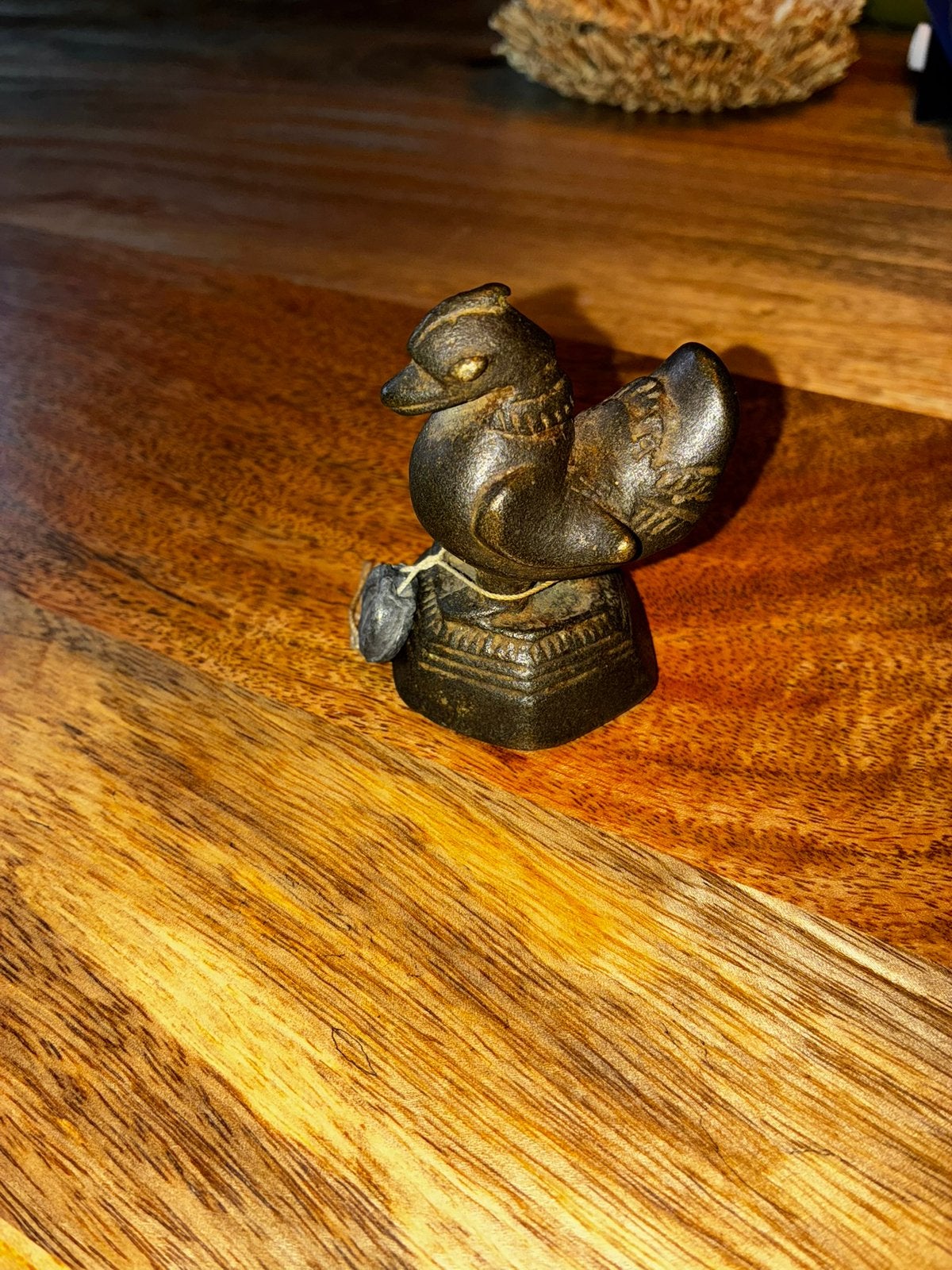 Zeldzame antiek 19e eeuws Birmees bronzen Opiumgewicht, Antiek en Kunst, Ophalen of Verzenden